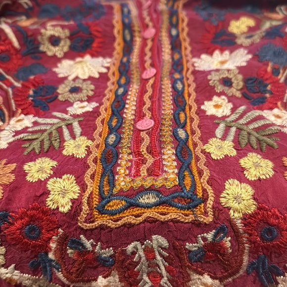 Johnny Was heavily embroidered Aubrette Blouse NWT - Picture 10 of 10